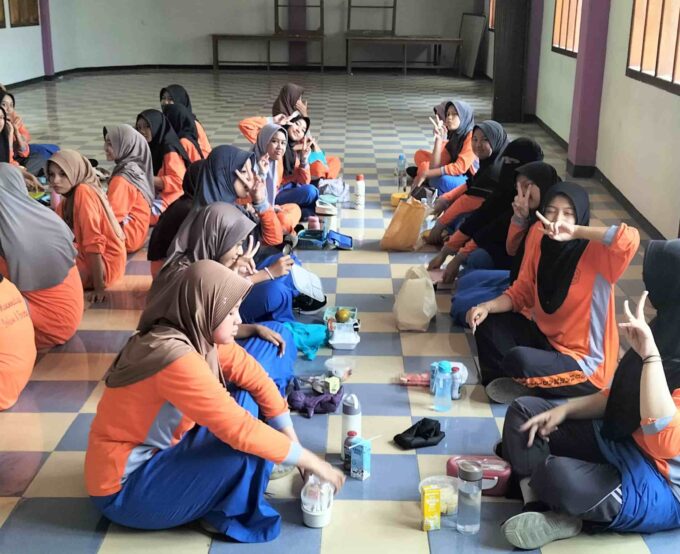 Aksi Gizi serta sosialisasi dari Puskesmas Pentingnya makanan bergizi