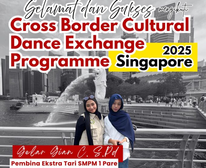 PRESTASI INTERNASIONAL: Siswi SMP Muhammadiyah 1 Pare Menjadi Delegasi Agenda Internasional di Singapura