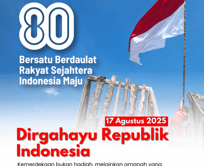 HUT KE 80 RI: Dari SMP Muhammadiyah 1 Pare untuk Bangsa Indonesia