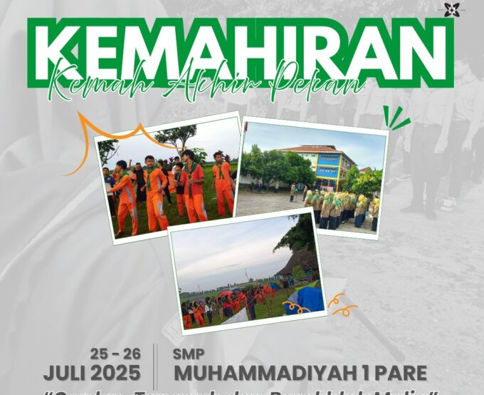 SMP Muhammadiyah 1 Pare Gelar KEMAHIRAN, Bentuk Karakter dan Kebersamaan Siswa