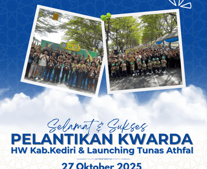 KWARDA HW KABUPATEN KEDIRI : Pelantikan & Launching Tunas Athfal