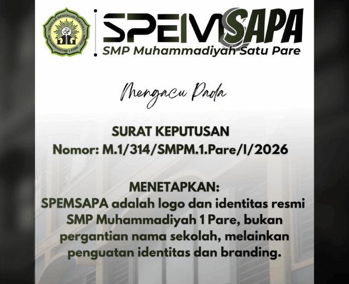 SPEMSAPA: Penguatan Identitas dan Branding SMP Muhammadiyah 1 Pare