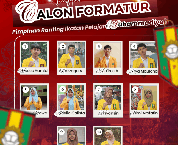 Sepuluh Calon Formatur Siap Bertarung di Musyawarah Ranting IPM SPEMSAPA 2026